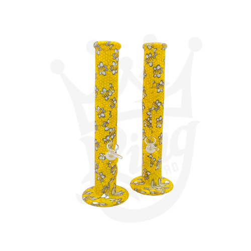 14" HONEY BEE PRINT SILICONE W/ ICE CATCHER