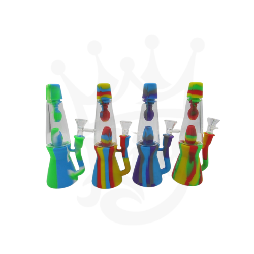 8" Lava Lamp Silicone Water Pipe