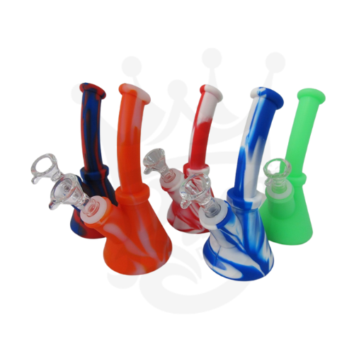 7" Silicone Hanger Banger Style Water Pipe